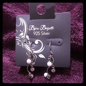 Bijou Brigitte Pearl Dangle Earrings